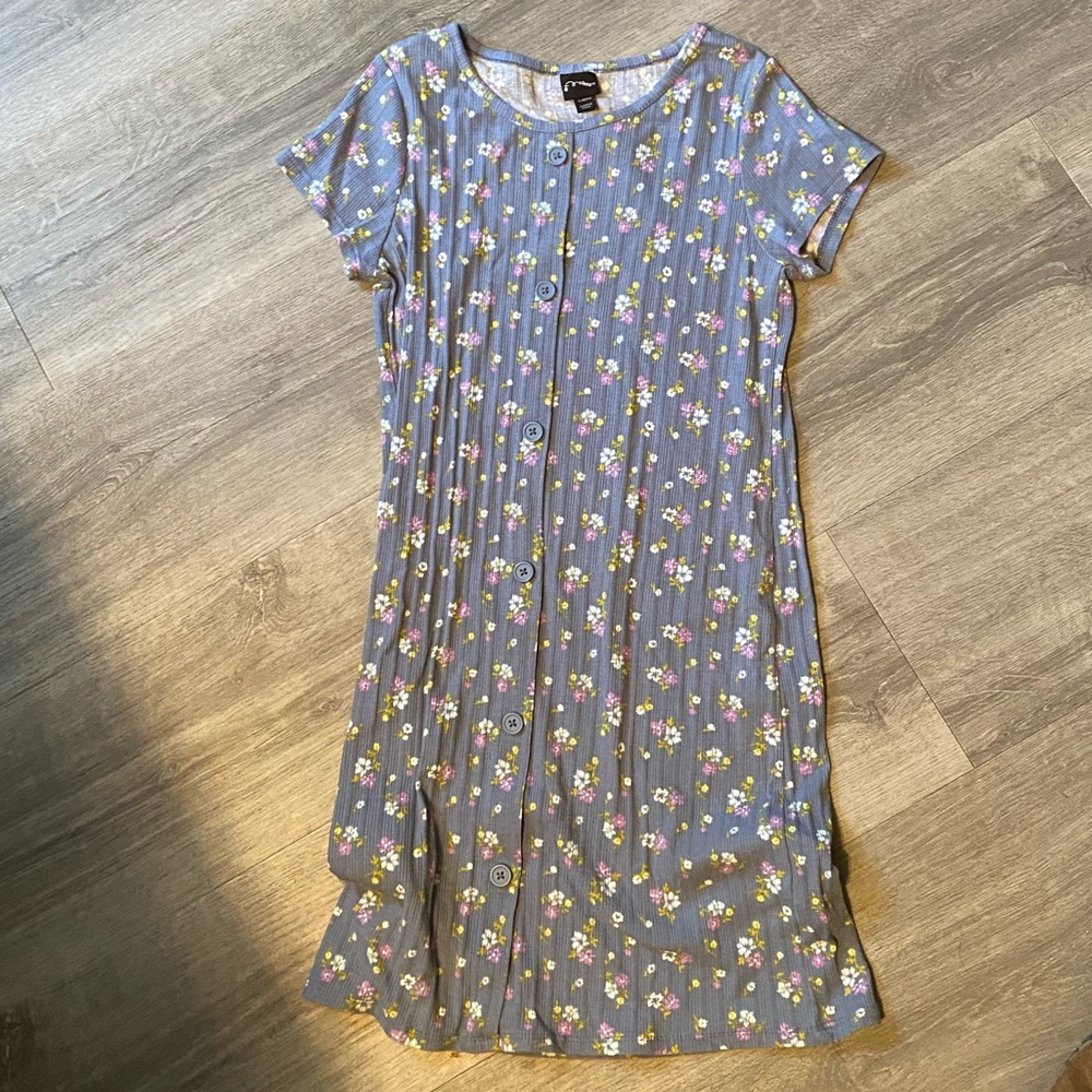 Floral Button-Down Dress